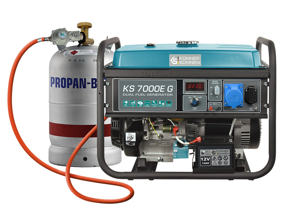 LPG/Petrol generator KS 7000E G