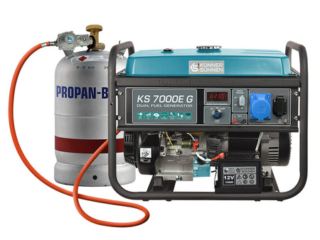 LPG/Petrol generator KS 7000E G