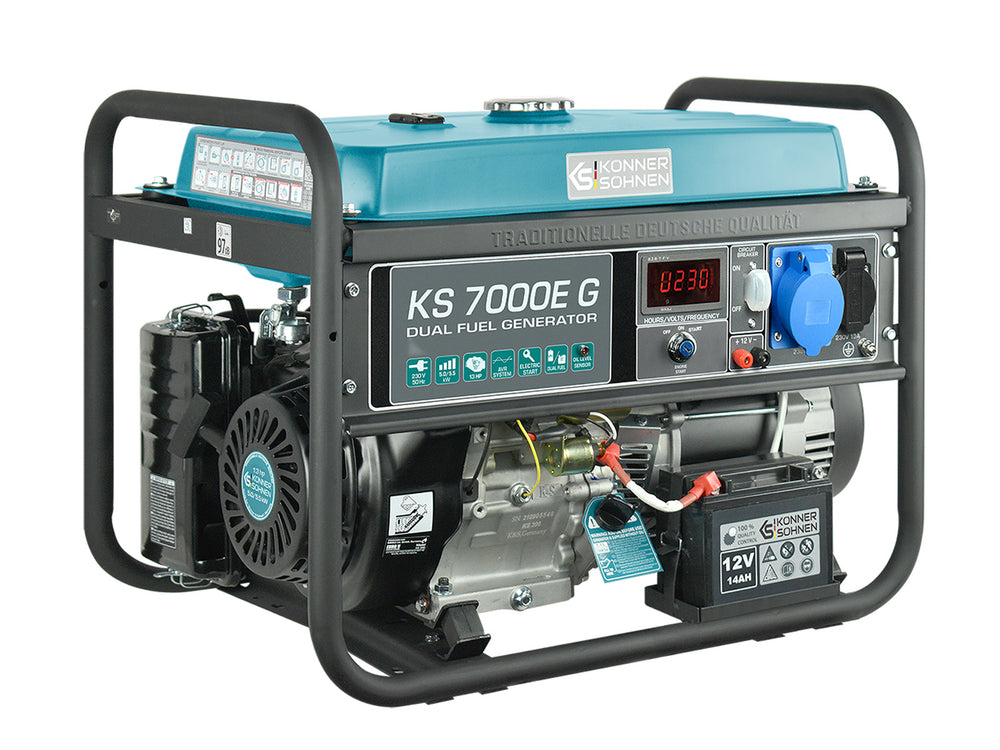 LPG/Petrol generator KS 7000E G