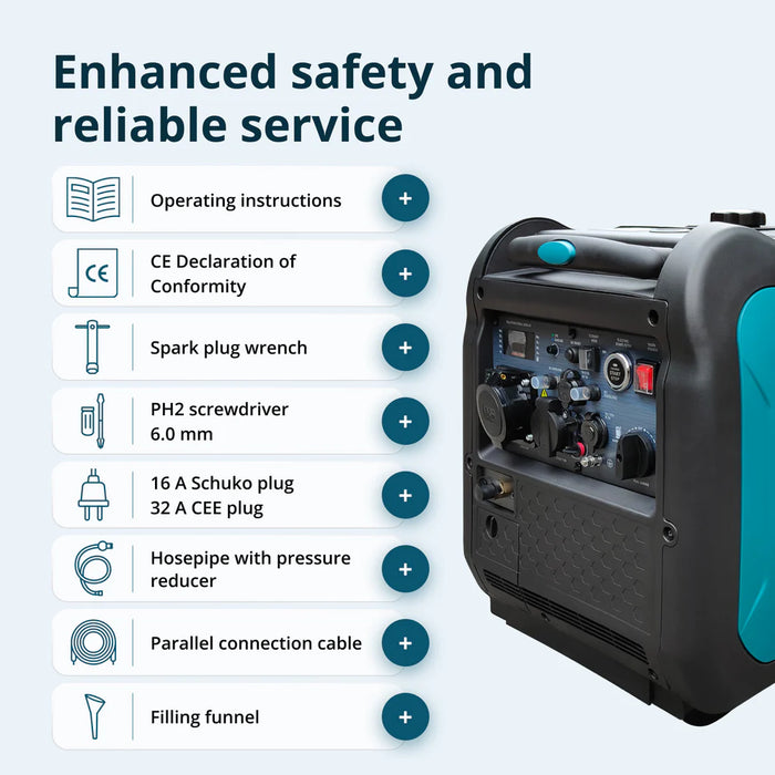 LPG/Petrol Inverter generator KS 5500iEG S