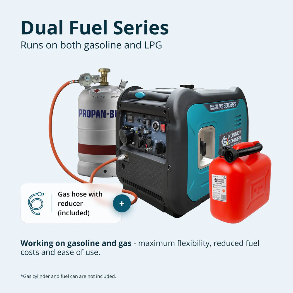 LPG/Petrol Inverter generator KS 5500iEG S