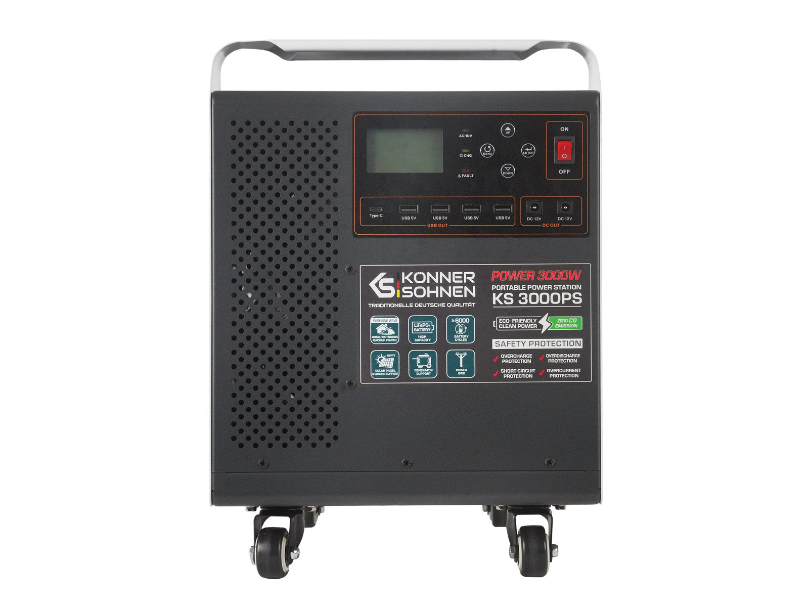 Portable solar power station KS 3000PS
