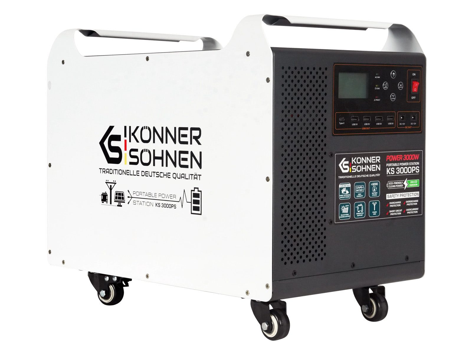 Portable solar power station KS 3000PS
