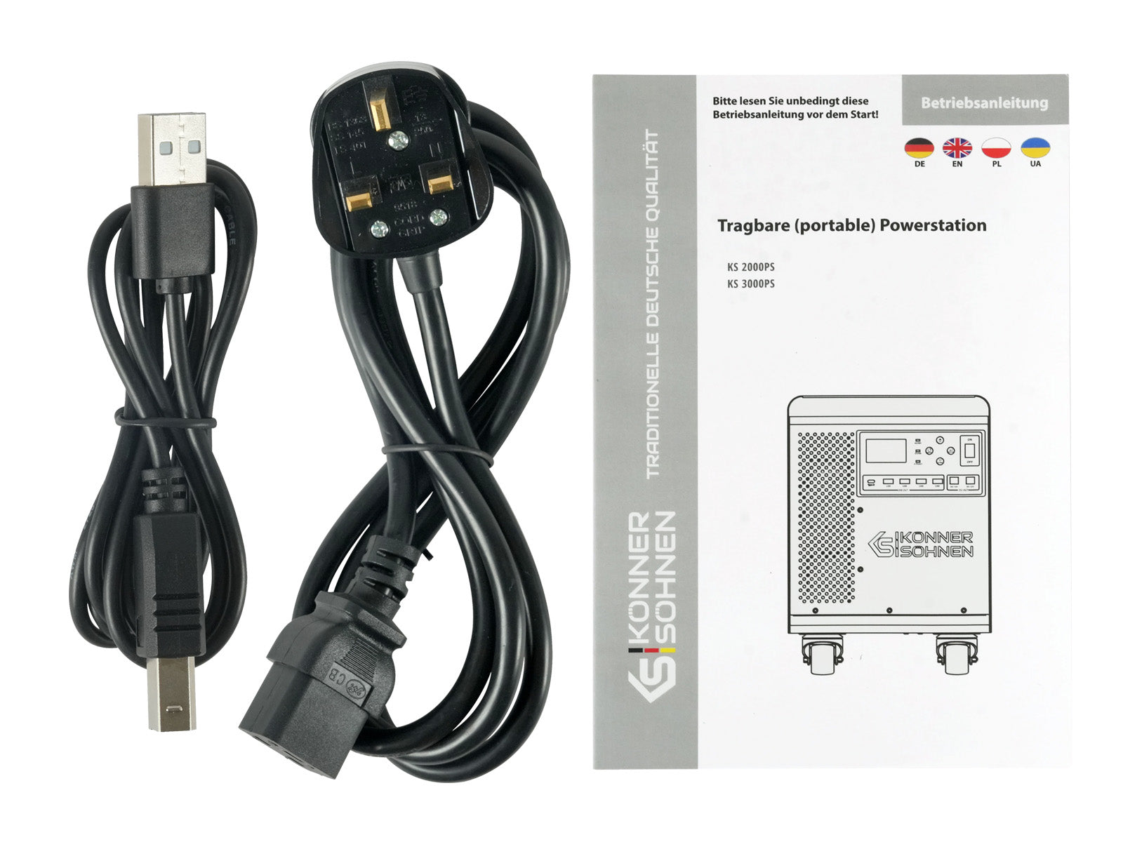 Portable solar power station KS 3000PS