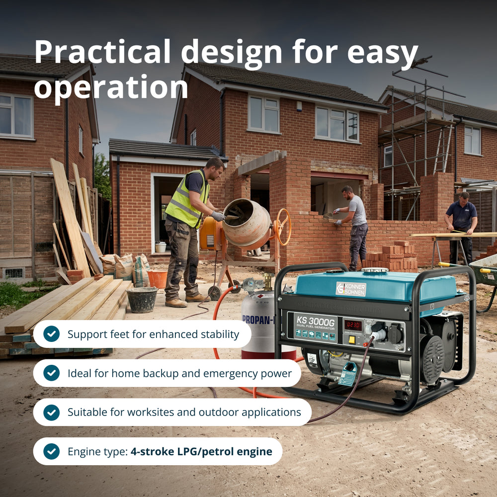 LPG/Petrol generator KS 3000G