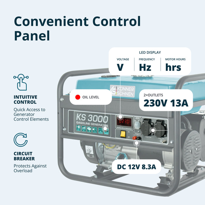 Petrol generator KS 3000