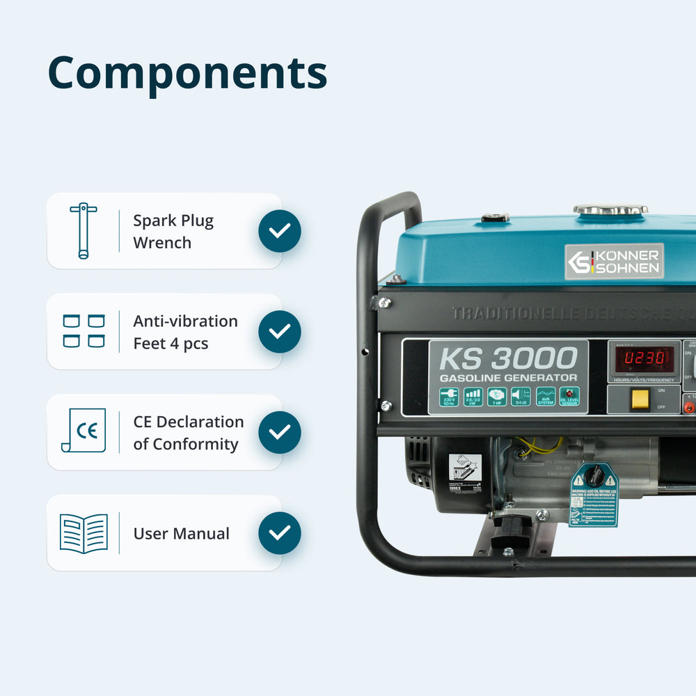 Petrol generator KS 3000