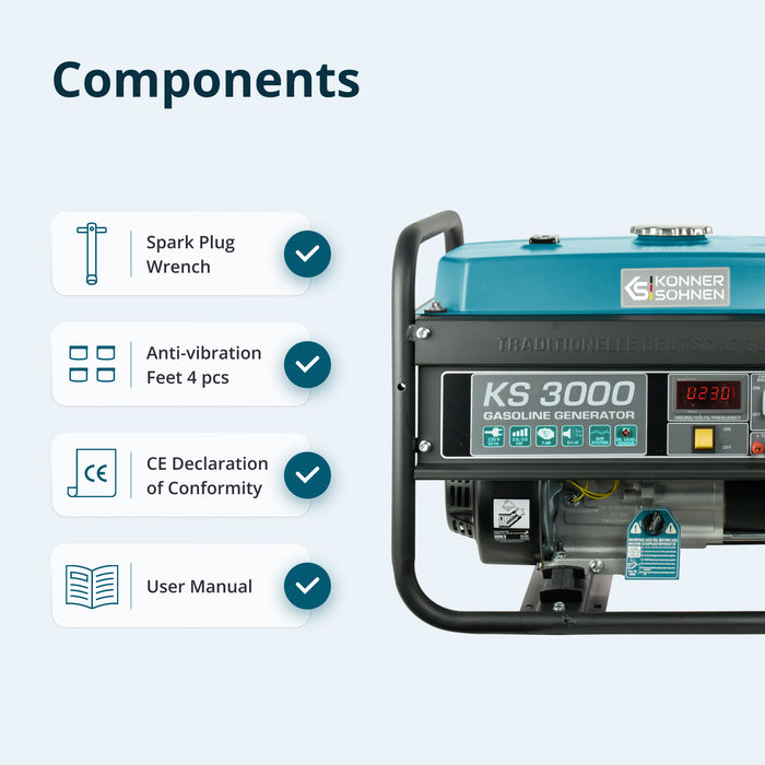 Petrol generator KS 3000