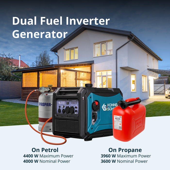 LPG/Petrol Inverter generator KS 4000iEG S
