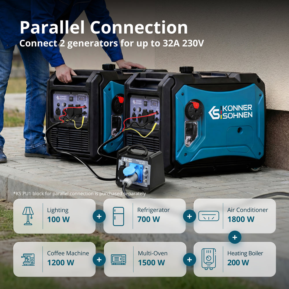 LPG/Petrol Inverter generator KS 4000iEG S