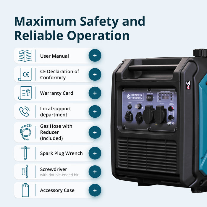 LPG/Petrol Inverter generator KS 4000iEG S