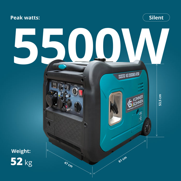 Inverter generator KS 5500iES ATSR