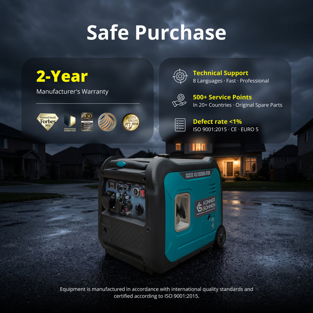Inverter generator KS 5500iES ATSR