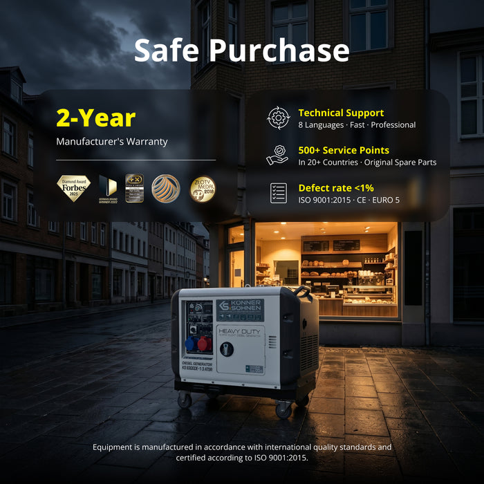 Diesel generator KS 9300DE-1/3 ATSR (EURO 5)
