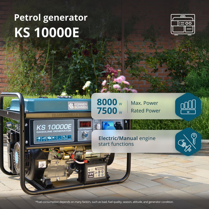 Petrol generator KS 10000E