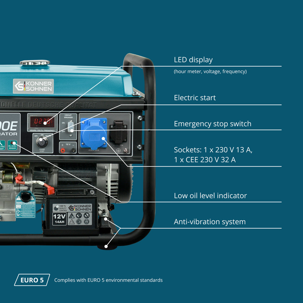 Petrol generator KS 10000E