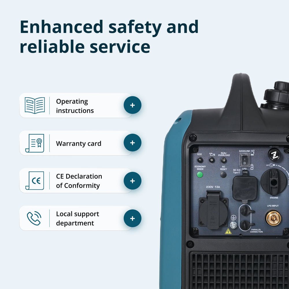 Inverter generator LPG/Petrol KS 1900iG S