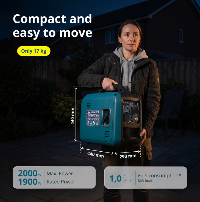 Inverter generator LPG/Petrol KS 1900iG S