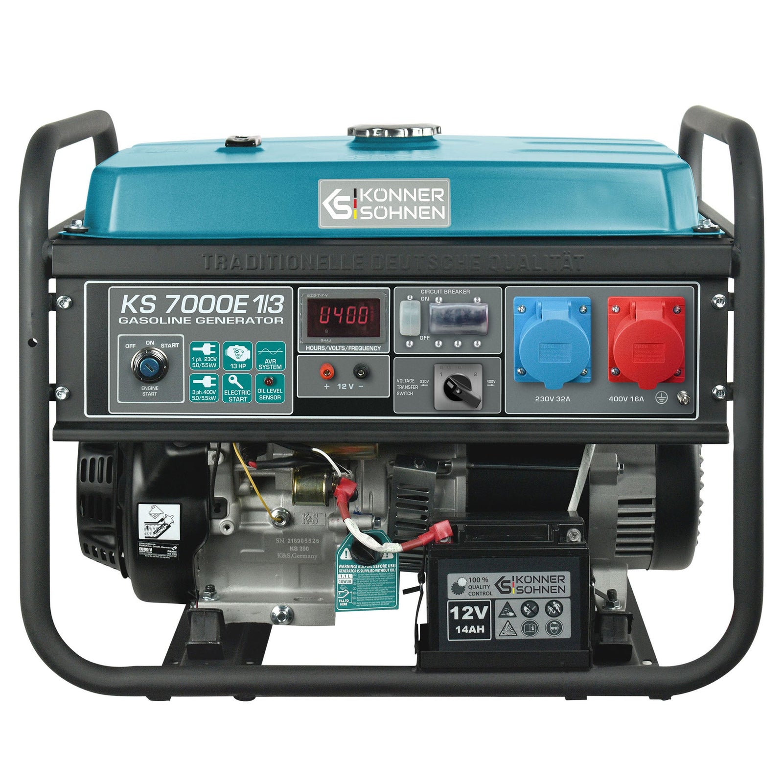 Petrol generator KS 7000E 1/3