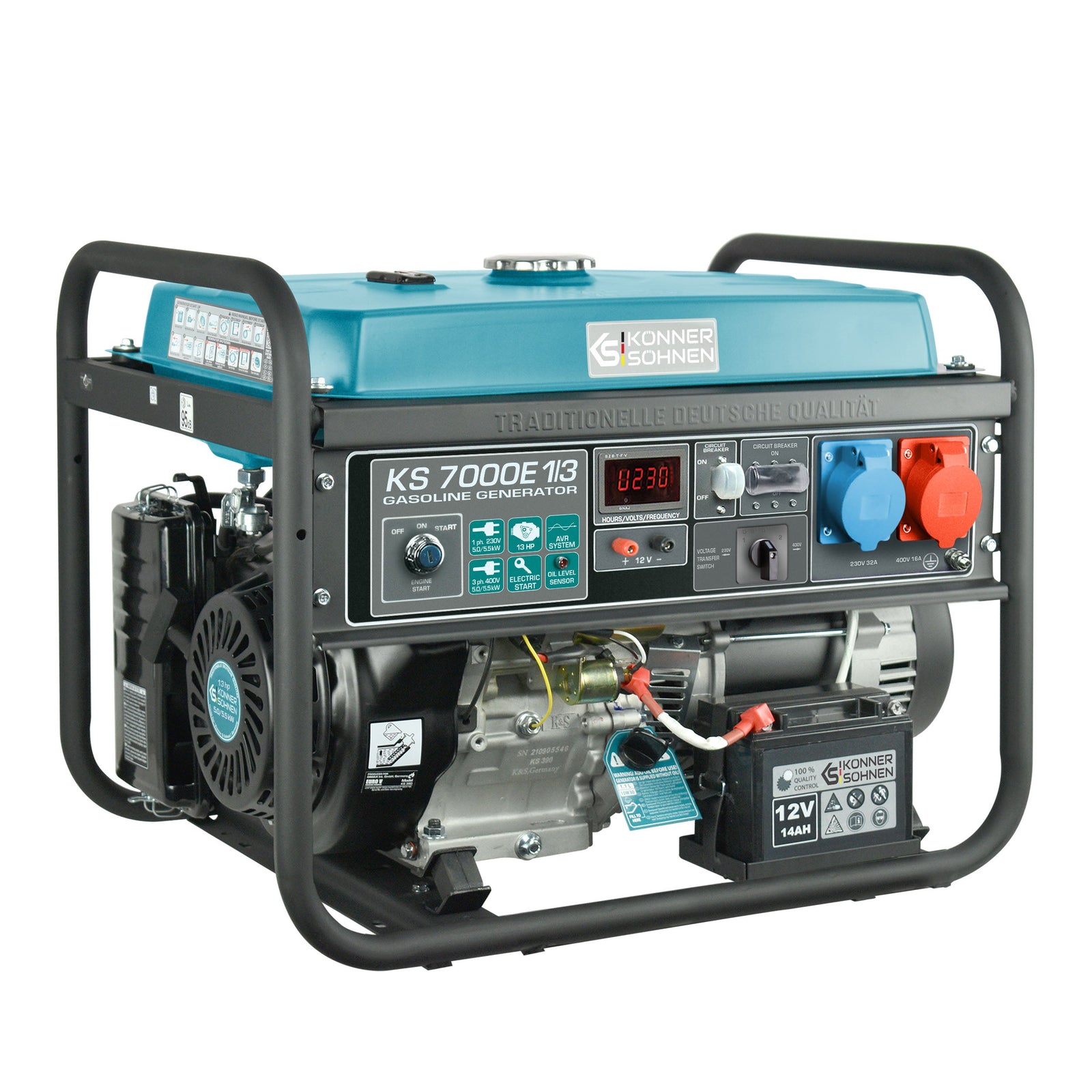 Petrol generator KS 7000E 1/3