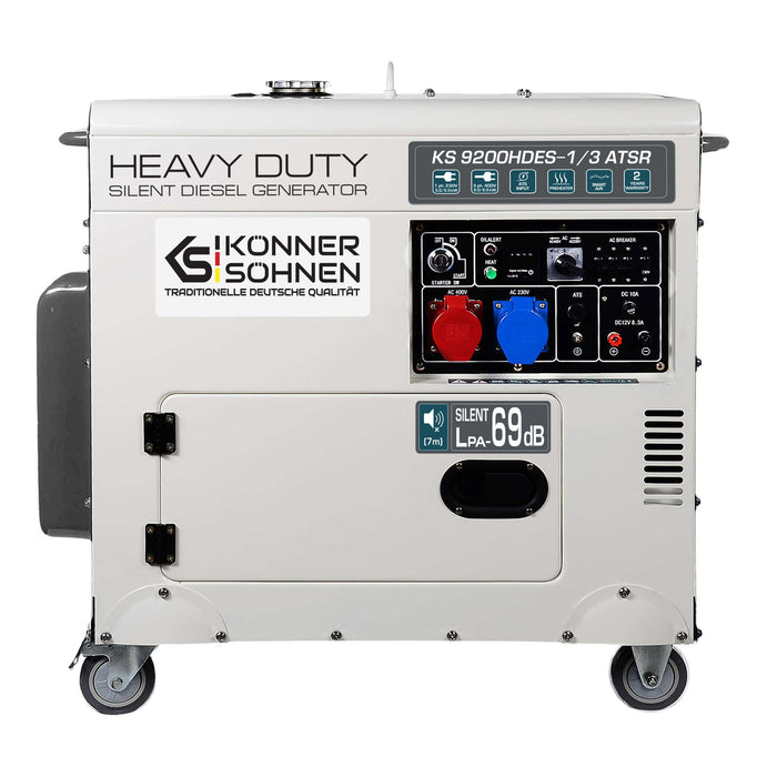 Diesel generator KS 9200HDES-1/3 ATSR (EURO 5)
