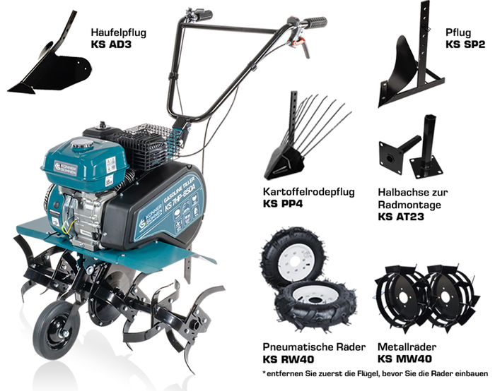Petrol tiller KS 7HP-850A